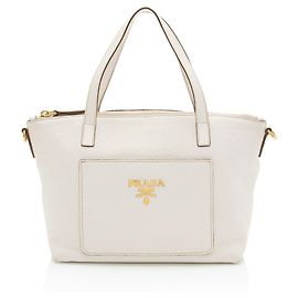 Mini tote Prada Vitello Diano con tasca