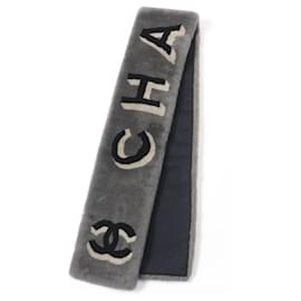 Chanel Chal de Cachemira Moutón con Diseño de Logo COCO Mark