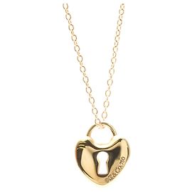 Tiffany & Co Collana Cuore con Chiusura Tiffany in Oro Rosa (18K)
