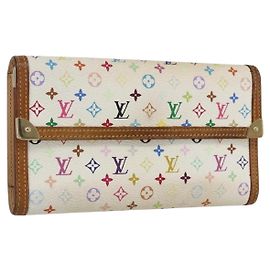 Multicolor International Porte Tresor Geldbörse M92659 von LOUIS VUITTON Auth LNZ277