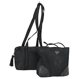 Borsa PRADA Nylon 2 Set Nera Auth 155249