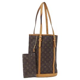 LOUIS VUITTON Monogram Bucket GM Schultertasche M42236 LV Auth bs33567