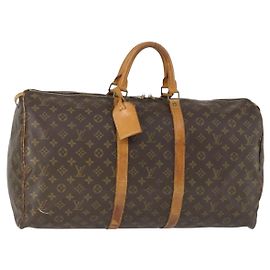 LOUIS VUITTON Borsa Boston Monogram Keepall 55 M41424 LV Auth 171947