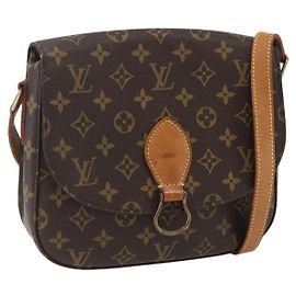 LOUIS VUITTON Monogram Saint Cloud GM Shoulder Bag M51242 LV Auth ep13561