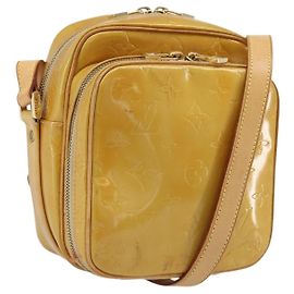 LOUIS VUITTON Borsa a Spalla Wooster Monogram Vernis Beige LV Auth 172122