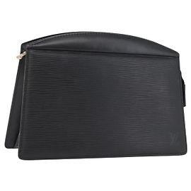 LOUIS VUITTON Epi Trousse Crete Tasche Schwarz M48402 LV Auth fm5112