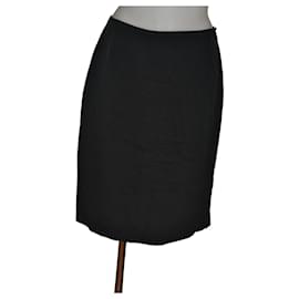 Vestido negro Valentino Garavani de seda y acetato