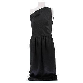 Saint Laurent Schwarzes Maxikleid