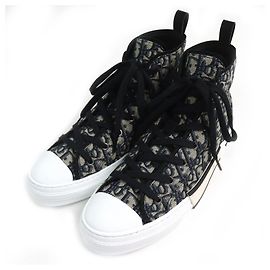 Dior B23 Oblique Logo High-Top Sneakers