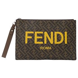 Borsa a mano da uomo Fendi - Pochette Zucca