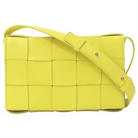 Borsa a Spalla Bottega Veneta Cassette Classic Maxi Intrecciato in Pelle