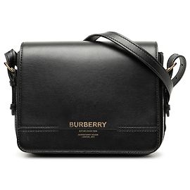 Borsa a tracolla Grace in pelle nera piccola di Burberry