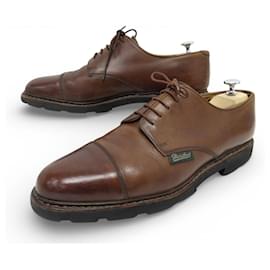 SCARPE PARABOOT AZAY GRIFF II DERBY 12 46 SUOLE IN GOMMA DI CUOIO - Paraboot