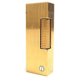 Dunhill Logo Engraved Stripe Pattern Lighter - Alfred Dunhill