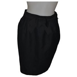 Falda Moschino Couture de lana negra talla 42 IT