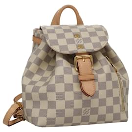 LOUIS VUITTON Bolsa de Hombro Speron BB Damier Azur N44026 LV Auth 97791SAM