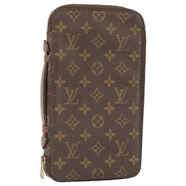 LOUIS VUITTON Monogram Poche Escapade Reisetasche M60113 LV Auth am10772