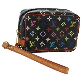 LOUIS VUITTON Monogramm Multicolor Wapity Tasche Schwarz M58034 Auth 168949V