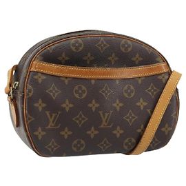LOUIS VUITTON Monogram Blois Schultertasche M51221 LV Auth ep13316