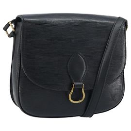 LOUIS VUITTON Borsa a Spalla Epi Saint Cloud GM Nera M52192 LV Auth bs33474