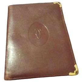 Cartier Bordeaux Leather Wallet