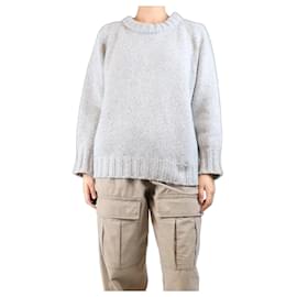 Grau Cashmere-Pullover - Größe M - Malo