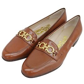 Mocassini in pelle BABS Double Gancini di Salvatore Ferragamo