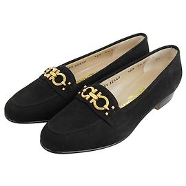 Pumps BABS in nubuck di Salvatore Ferragamo