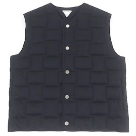 Chaleco de plumas Intrecciato Bottega Veneta