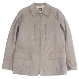 Chaqueta de cuero de cabra Hugo Boss - Autre Marque