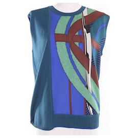 Top de punto de seda Hermes - Hermès