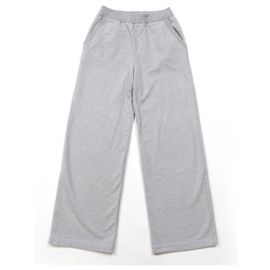 Miu Miu Pantalones de algodón polar con logo MIUMIU