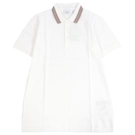 Polo de algodón con bordado del logo TB de Burberry