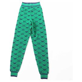 Pantalones de lana jacquard GG Trefoil Gucci×adidas