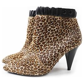 Céline Stivaletti Harako con motivo leopardato Celine