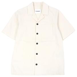 Camisa de algodón con estampado de espiga Jil Sander+