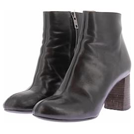 Botas bajas negras de cuero - Chloé