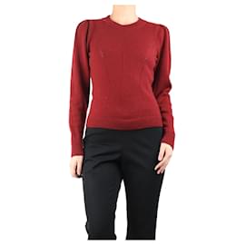 Maglione in cashmere bordeaux - taglia S - Autre Marque