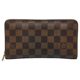 Louis Vuitton Damier Porte Monnaie Zip-Around Long Wallet