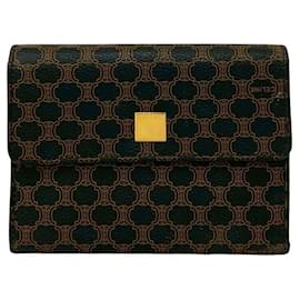 Céline Celine Macadam Blason Leder Dreifach-Brieftasche