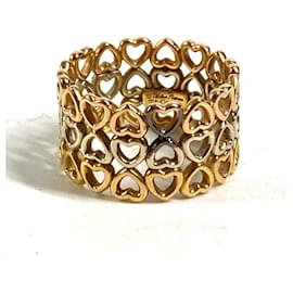 Tiffany & Co. 18K Gold Crown of Hearts Triple Heart Ring