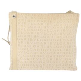 Bulgari Bvlgari Logomania Canvas with Leather