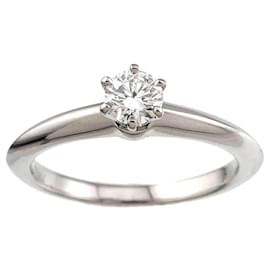 Platin Solitaire Band Ring von Tiffany & Co.