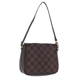LOUIS VUITTON Pochette per il Trucco Damier Ebene N51982 LV Auth LNZ264
