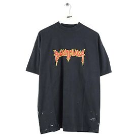 Balenciaga T-shirt in cotone nera