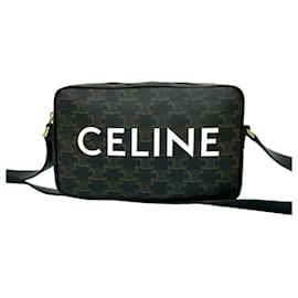 Borsa a spalla in pelle Celine Triomphe Medium - Céline
