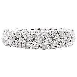 Autre Marque Bracciale Arfan, oro bianco e diamanti.