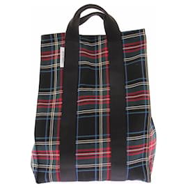Borsa tote tartan nera e rossa RUE DE VERNEUIL - Autre Marque