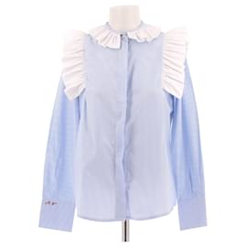 Chemise à rayures bleues et blanches - Autre Marque