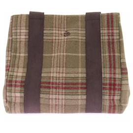 Autre Marque Borsa in lana tartan
